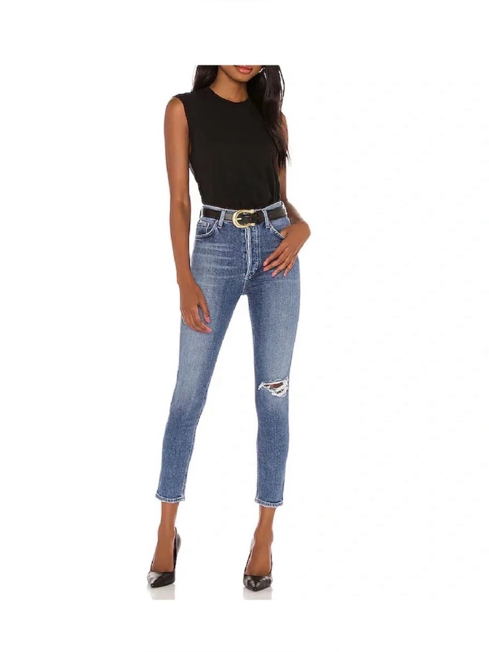AGOLDE Nico High Rise Slim Jeans